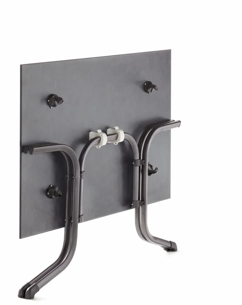 sieger Gartentische-Gartentisch klappbar Vivodur 120 x 80 cm Dunkelgrau