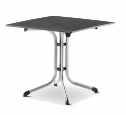 sieger Balkontische|Gartentische-Gartentisch, klappbar Vivodur 80 x 80 cm Grau