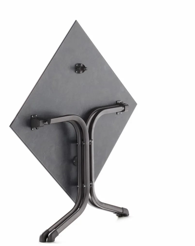 sieger Balkontische|Gartentische-Gartentisch klappbar Vivodur 80 x 80 cm Grau
