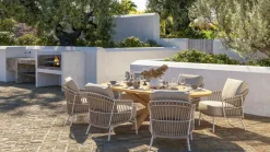 4 SEASONS OUTDOOR Gartentische-Gartentisch Prado Ø 240 Low Dining