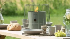 Gaslaternen & Heizstrahler|Cosi Gaslaterne scoop Basket Oliv