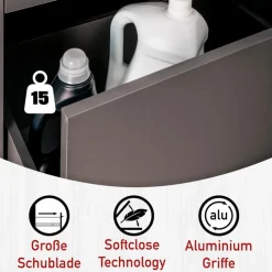 Inter Link Geräteschränke-Geräteschrank Galleria Anthrazit
