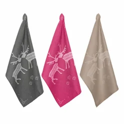 pad Weihnachtstextilien|Geschirrtücher-Geschirrtücher Kiss 3-er Set Bunt