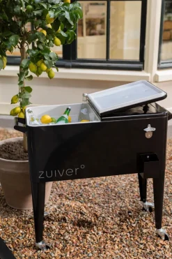 Servierwagen & Outdoormöbel|Servierwagen|Zuiver Getränkekühler Be Cool Black