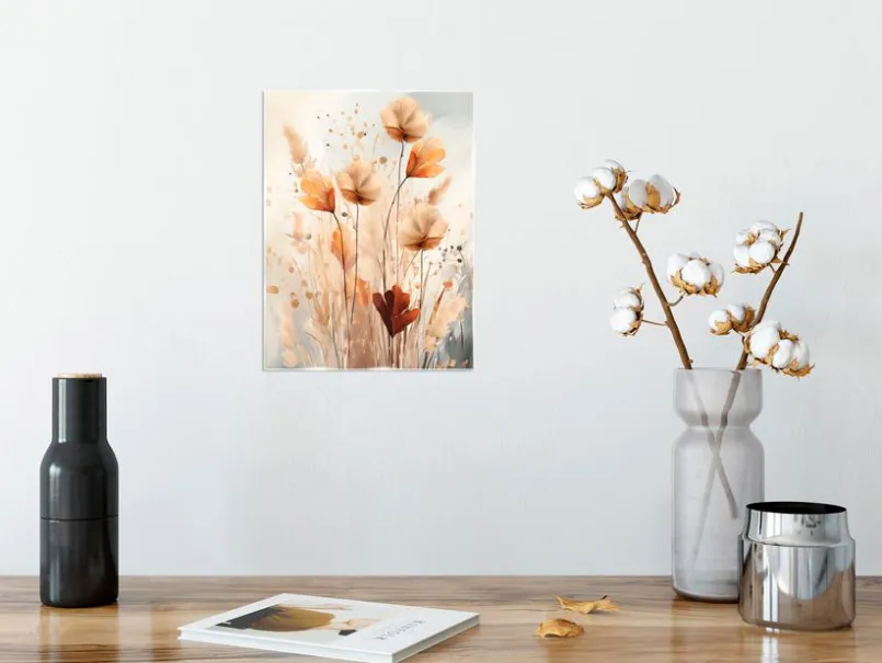 Glasbild 30 x 40 cm Boho Flowers I<EUROART Sale