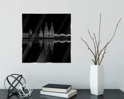 Glasbild 30 x 30 cm Cologne cathedral IV<EUROART Outlet