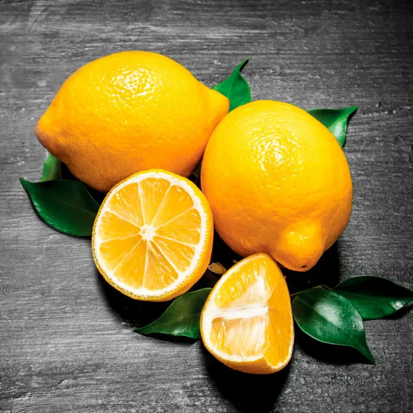Bilder Ohne Rahmen|Bilder Nach Themen|EUROART Glasbild 20 x 20 cm Fresh lemon Gelb