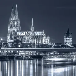 Glasbild 30 x 30 cm Kölner Dom XII<EUROART Clearance