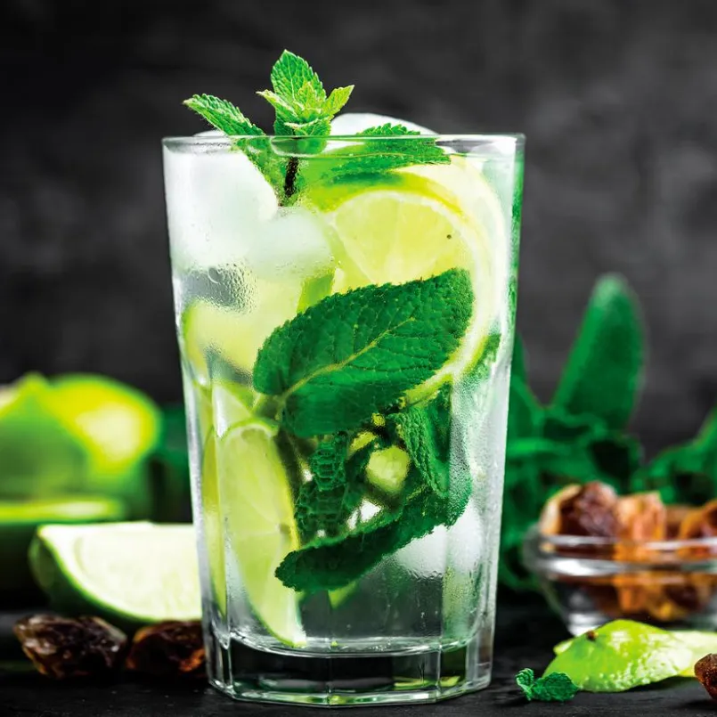 Bilder Nach Themen|Bilder Ohne Rahmen|EUROART Glasbild 20 x 20 cm Mojito II Grün