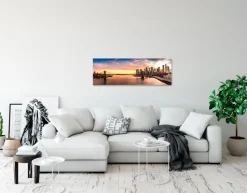 Glasbild 33 x 98 cm New York City<EUROART Clearance