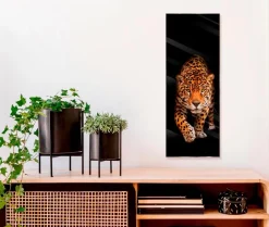 Glasbild 30 x 80 cm Panther II<EUROART Best