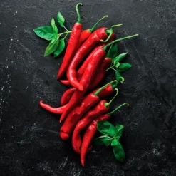 Bilder Ohne Rahmen|EUROART Glasbild 30 x 30 cm Red Chili Peppers III Rot