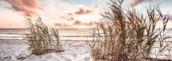 Bilder Ohne Rahmen|EUROART Glasbild 33 x 98 cm Soft Sea V Beige