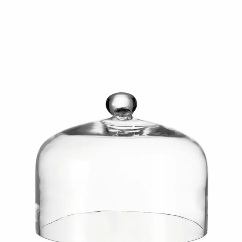 Leonardo Platten|Servierplatten-Glasglocke Cupola 29 cm Klar