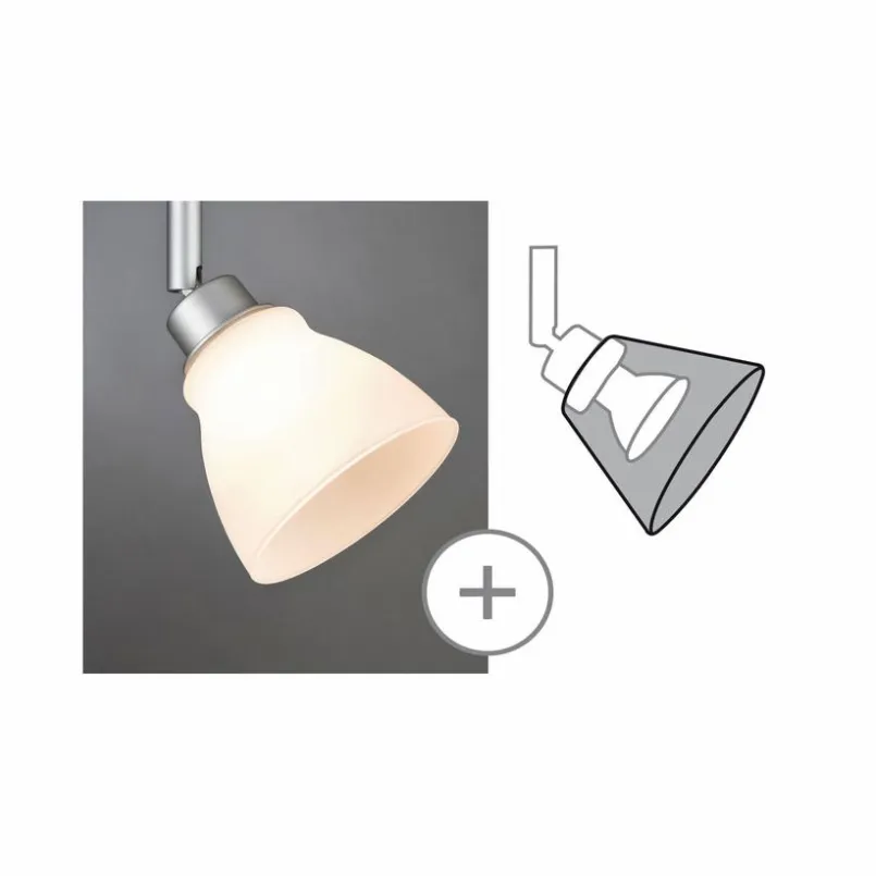 Schienensysteme|Paulmann Glasschirm Deco Systems Wolbi Weiß