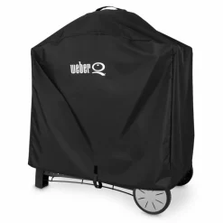 Weber Weber Grills & Grillzubehör-Grillabdeckhaube Für Q-2000/3000 m. Rollwagen Schwarz