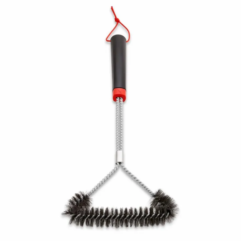 Weber Weber Grills & Grillzubehör-Grillbürste Dreiseitige Bürste Schwarz