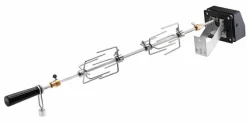 Rösle Grillzubehör-Grill-Drehspieß Edelstahl 18/10 Silber