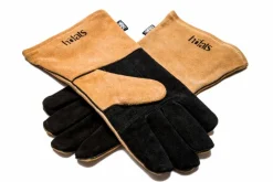 Grillzubehör|Höfats Grillhandschuhe Naturleder Orange