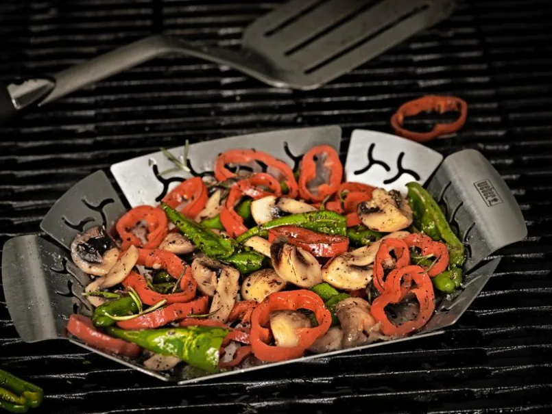 Grillkorb Gemüsekorb groß<Weber Online