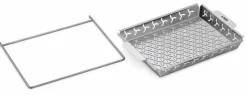 Weber Grills & Grillzubehör|Weber Grillkorb Grillkorb-Set Silber