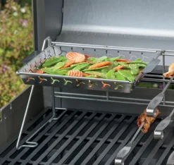Weber Grills & Grillzubehör|Weber Grillkorb Grillkorb-Set Silber
