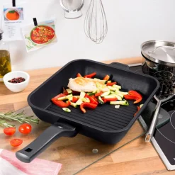 Pfannen|WMF Grillpfanne PermaDur Premium 28 cm Schwarz