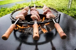 Grillzubehör|OFYR Grillring Spieße Ring 100 Schwarz