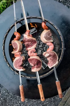 Grillzubehör|OFYR Grillring Spieße Ring 100 Schwarz