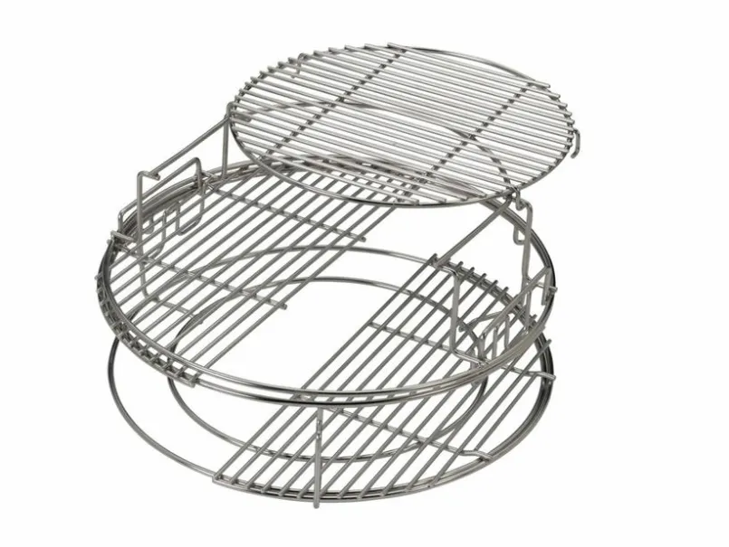 Big Green Egg Grillzubehör-Grillrost Eggspander-Set 5tlg. Silber