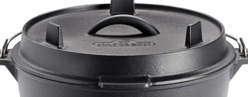 Napoleon Napoleon Grills & Grillzubehör-Grilltopf Dutch Oven mit Deckel Schwarz