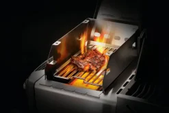Napoleon Grills & Grillzubehör|Napoleon Grillwindschutz Windschild groß Sizzle Zone Silber
