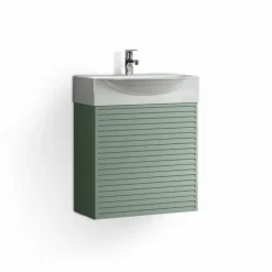 Gästebäder-Komplettsets-Gästebadmöbel-Set Mini50s Verde