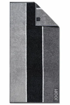JOOP! Hand- & Duschtücher|Hand- & Duschtücher-Gästetuch Signature Lines 30 x 50 cm Schwarz