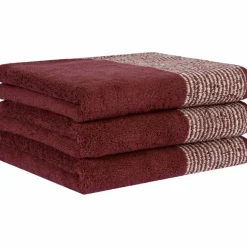 Hand- & Duschtücher|CaWö Handtuch Luxury Home 50 x 100 cm Bordeaux
