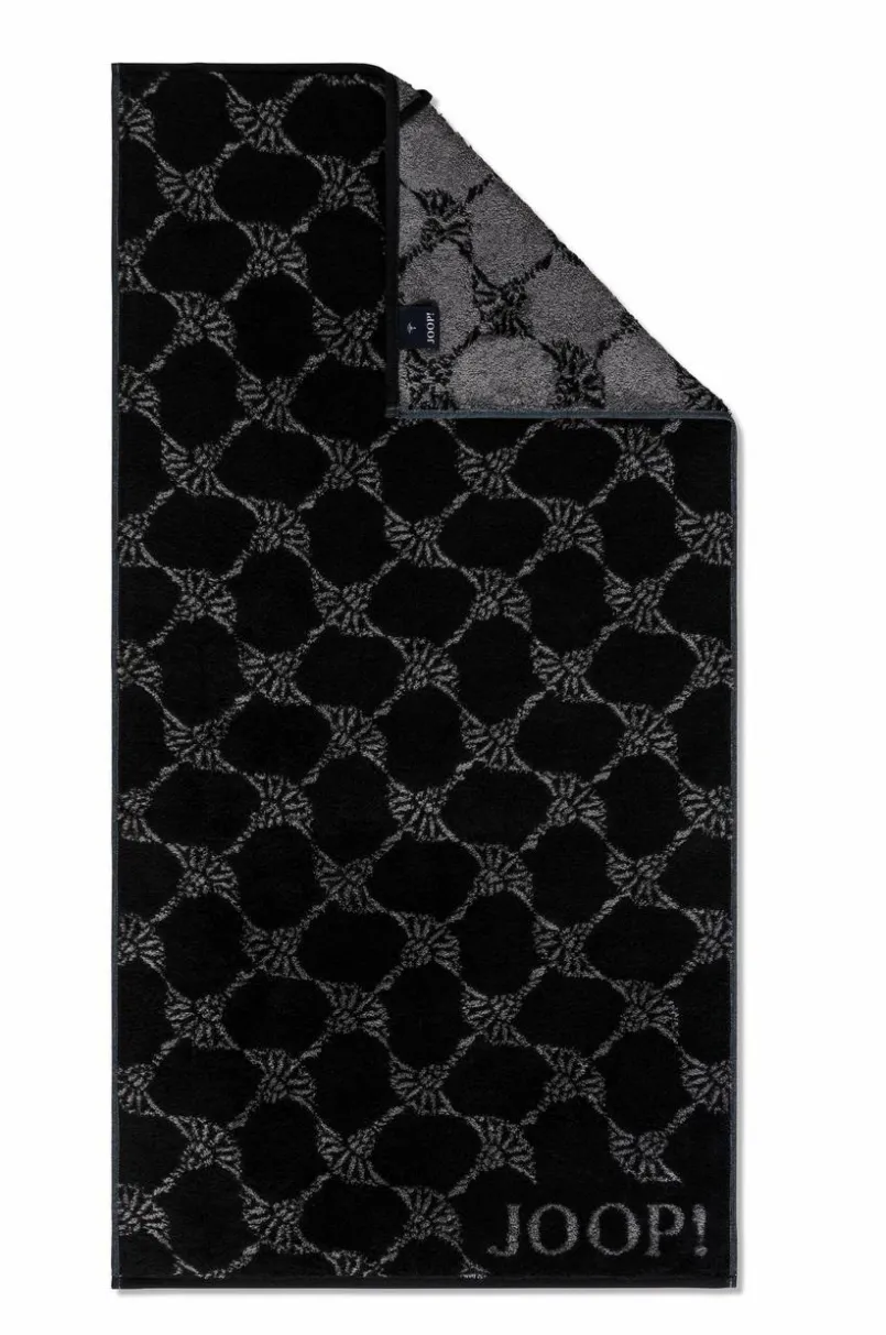 JOOP! Hand- & Duschtücher-Handtuch Cornflower 50 x 100 cm Schwarz