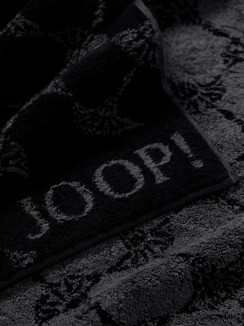 JOOP! Hand- & Duschtücher-Handtuch Cornflower 50 x 100 cm Schwarz