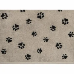 CaWö Hand- & Duschtücher-Handtuch Paws 50 x 100 cm Schwarz