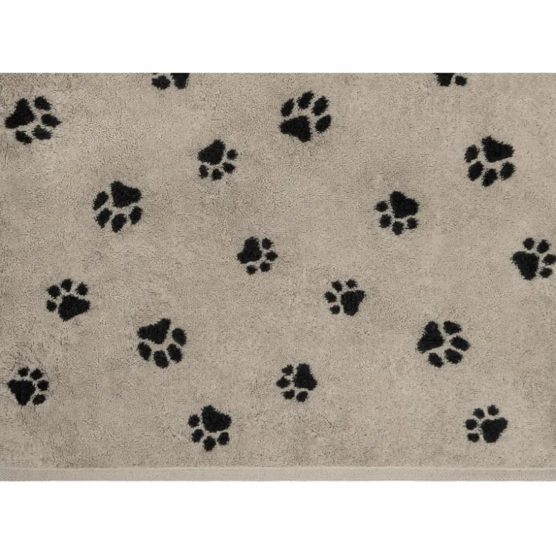 CaWö Hand- & Duschtücher-Handtuch Paws 50 x 100 cm Schwarz