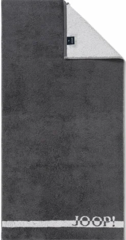 JOOP! Hand- & Duschtücher-Handtuch Split Doubleface 50x100cm Stein