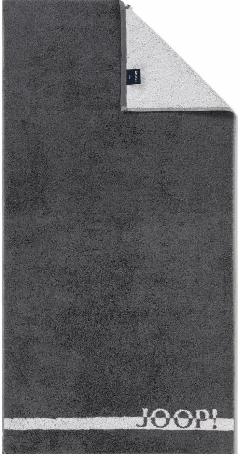 JOOP! Hand- & Duschtücher-Handtuch Split Doubleface 50x100cm Stein