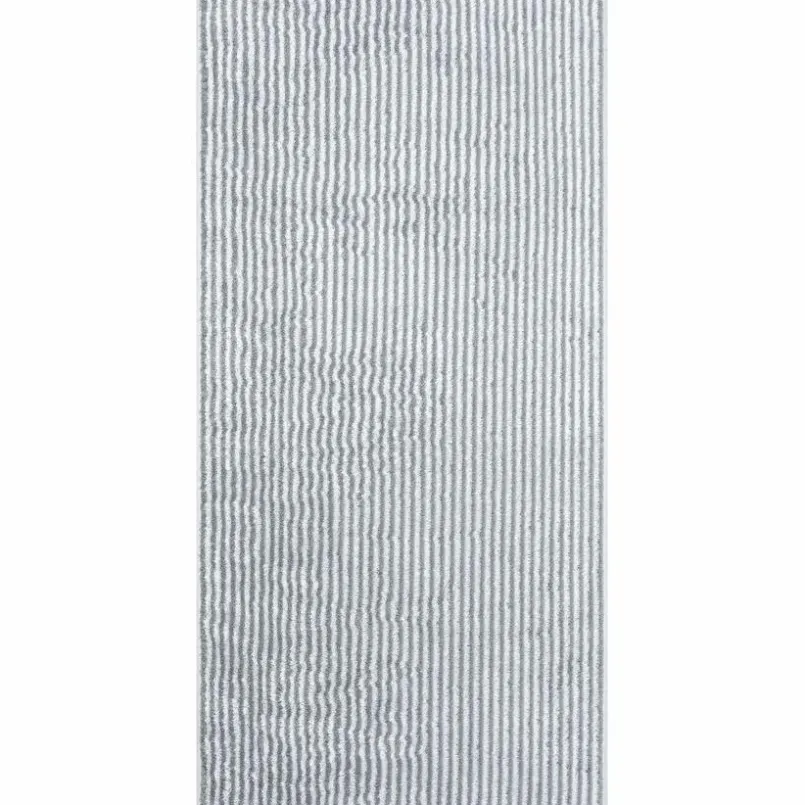 CaWö Hand- & Duschtücher-Handtuch Two-Tone Stripe 50x100cm Platin