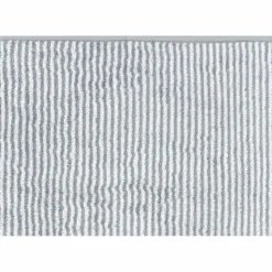 CaWö Hand- & Duschtücher-Handtuch Two-Tone Stripe 50x100cm Platin