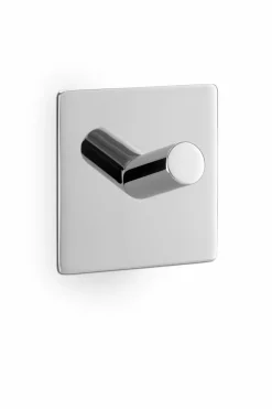 Badzubehör|Zack Handtuchhaken Peco Silber