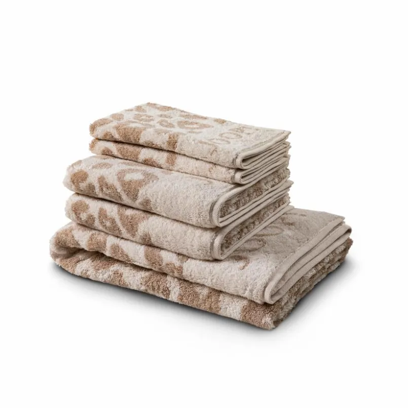 Hand- & Duschtücher|Hand- & Duschtücher|JOOP! Handtuch-Set Leo 5-teilig Creme