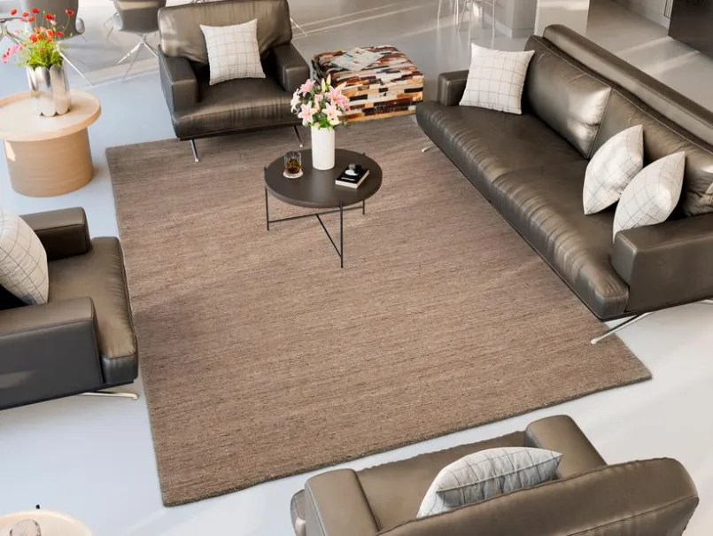 Natur(Look) Teppiche| Handweb Teppich Amelia 70 x 140 cm Braun