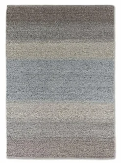 Natur(Look) Teppiche| Handwebteppich Berger Stripe 140 x 200 cm Grey-Brown