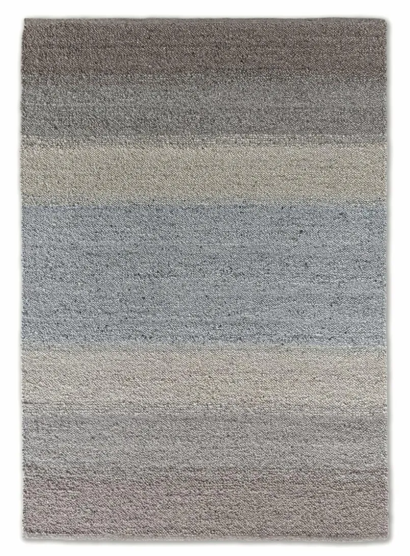 Natur(Look) Teppiche| Handwebteppich Berger Stripe 140 x 200 cm Grey-Brown