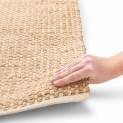 Natur(Look) Teppiche-Handwebteppich Kanin Durry 200 x 290 cm Braun