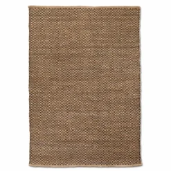 Natur(Look) Teppiche-Handwebteppich Kanin Durry 70 x 135 cm Schwarz / Braun